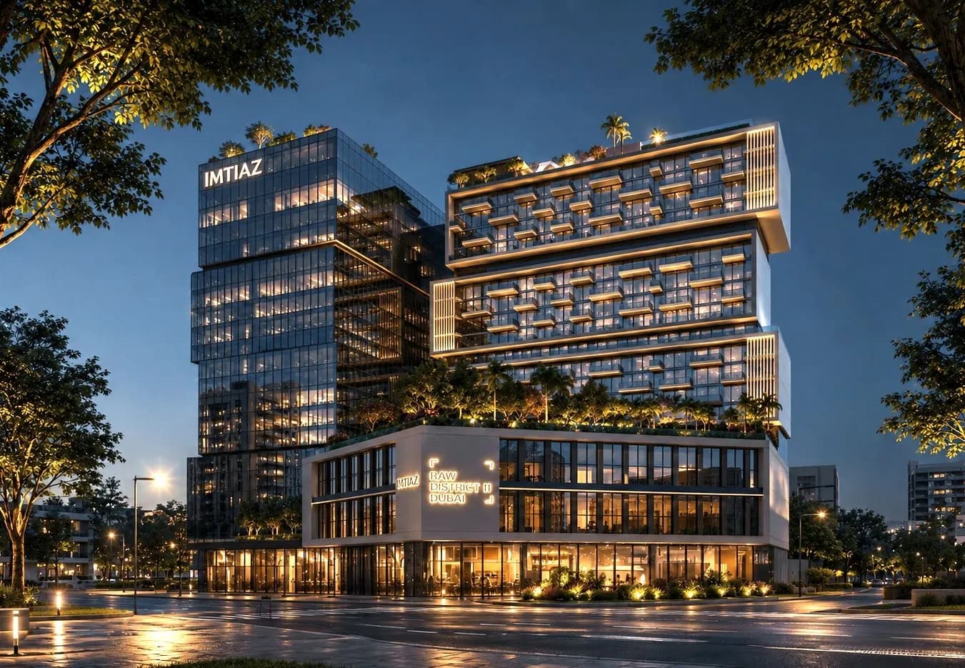 Raw District Phase 2 exterior view - Jebel Ali Freezone Extension, Dubai - by Imtiaz Development