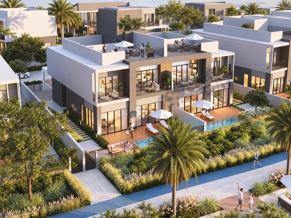 South Bay exterior view in Dubai South, Dubai, by Dubai South Developers