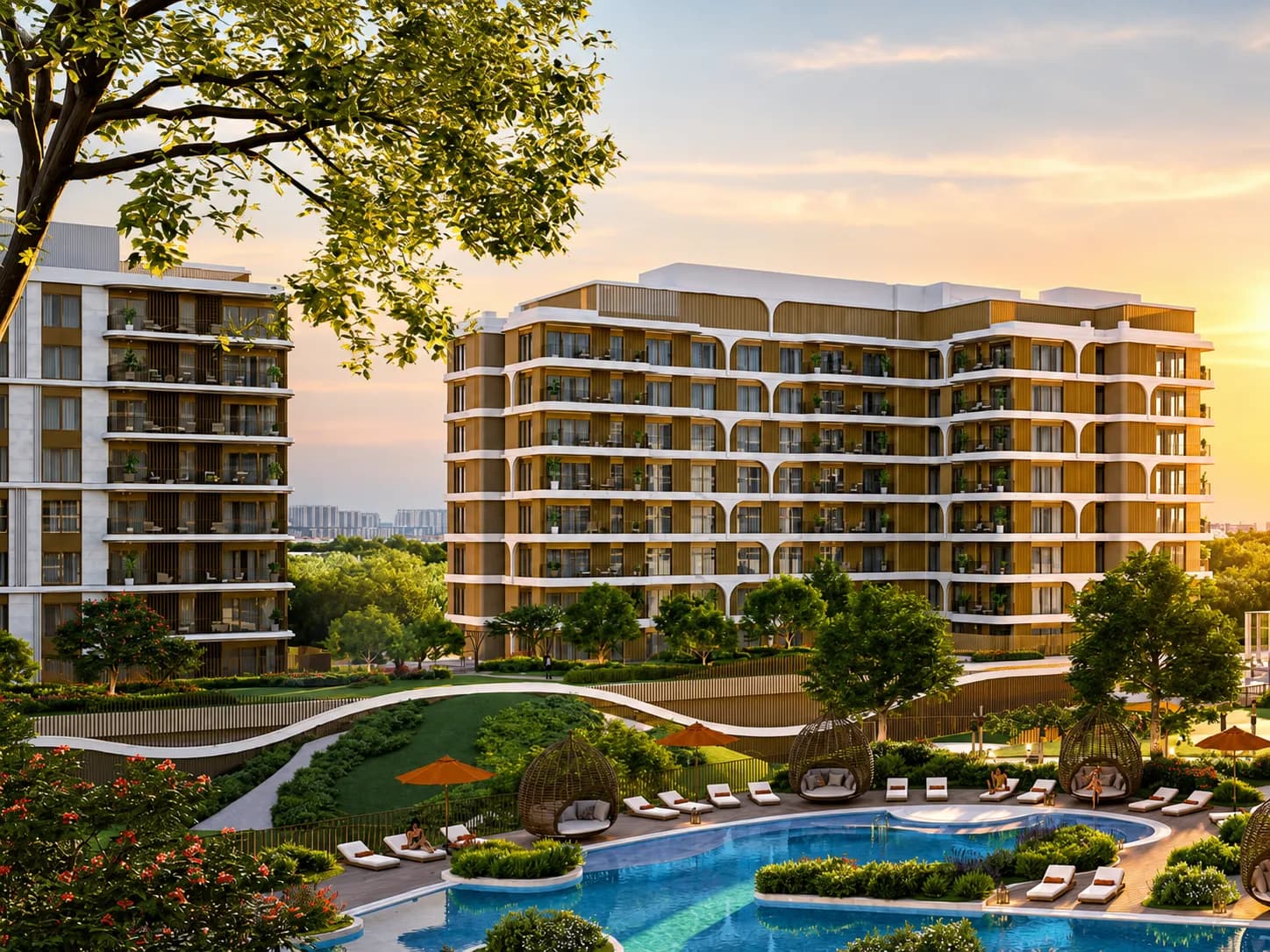 The Canopies at Yas Point exterior view - Abu Dhabi, Dubai - by ALDAR