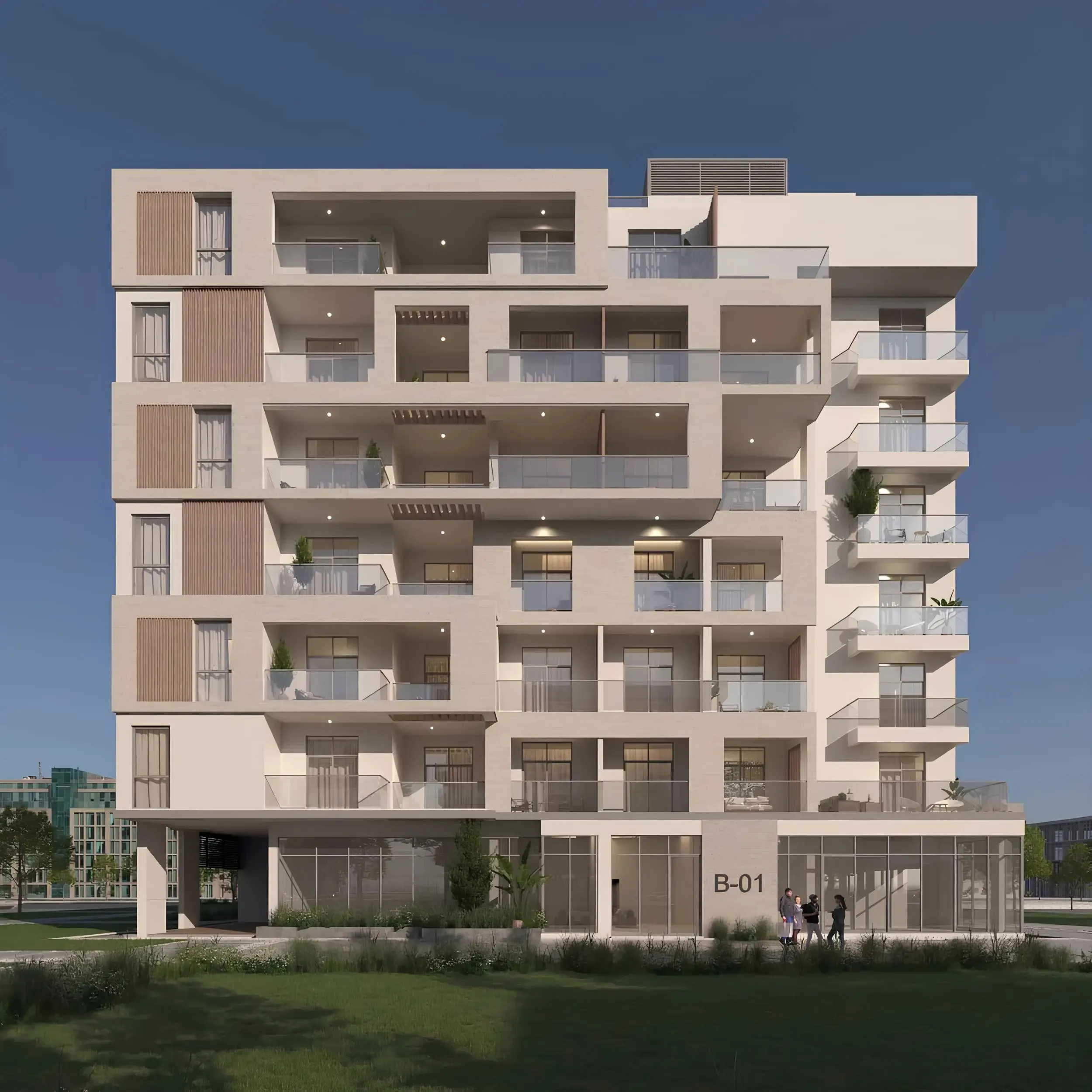 ICONA Residence exterior view - Abu Dhabi, Dubai - by Castor Real Estate Development