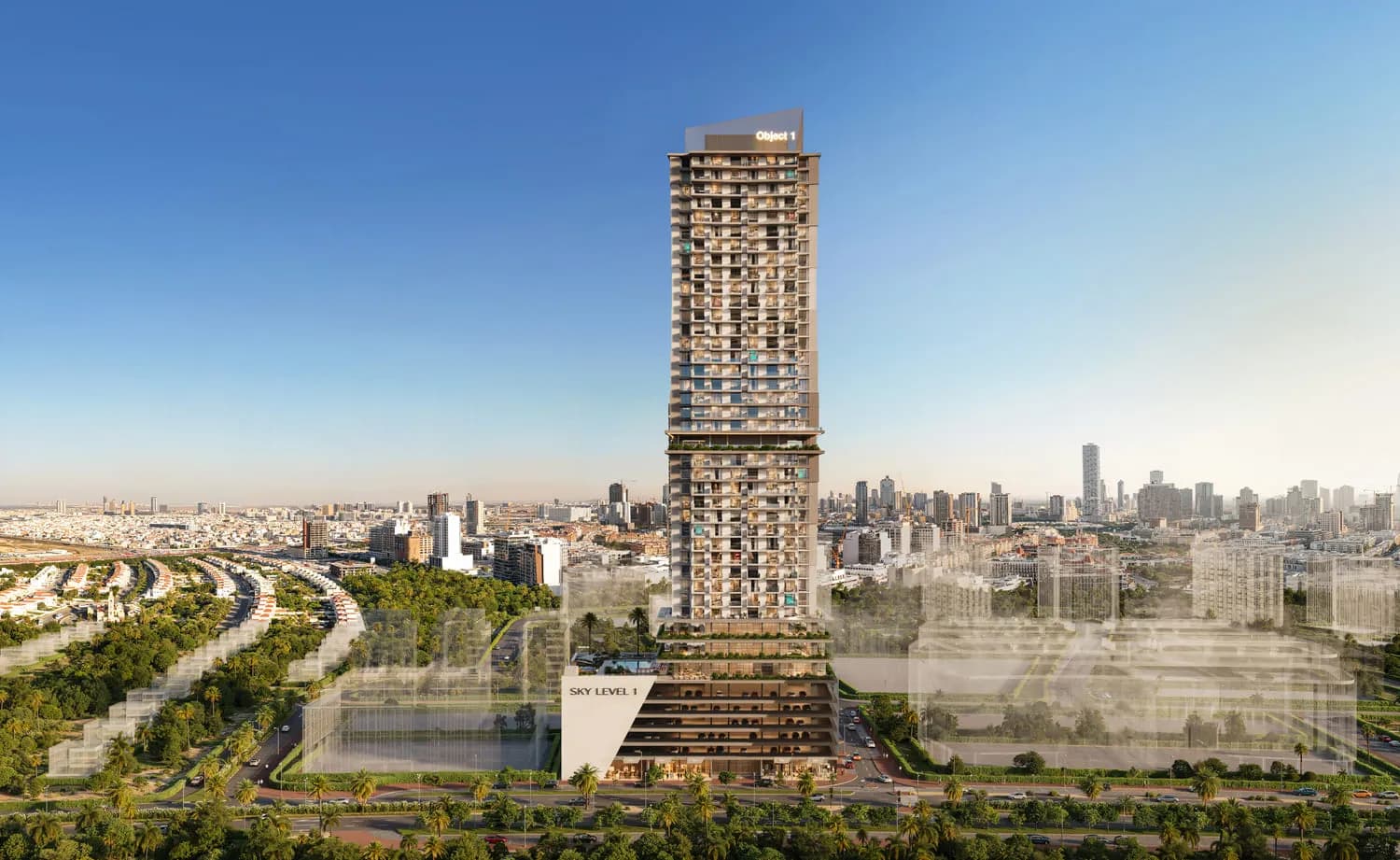 SKY LEVEL 1 exterior view - JVC (Jumeirah Village Circle), Dubai - by Object 1