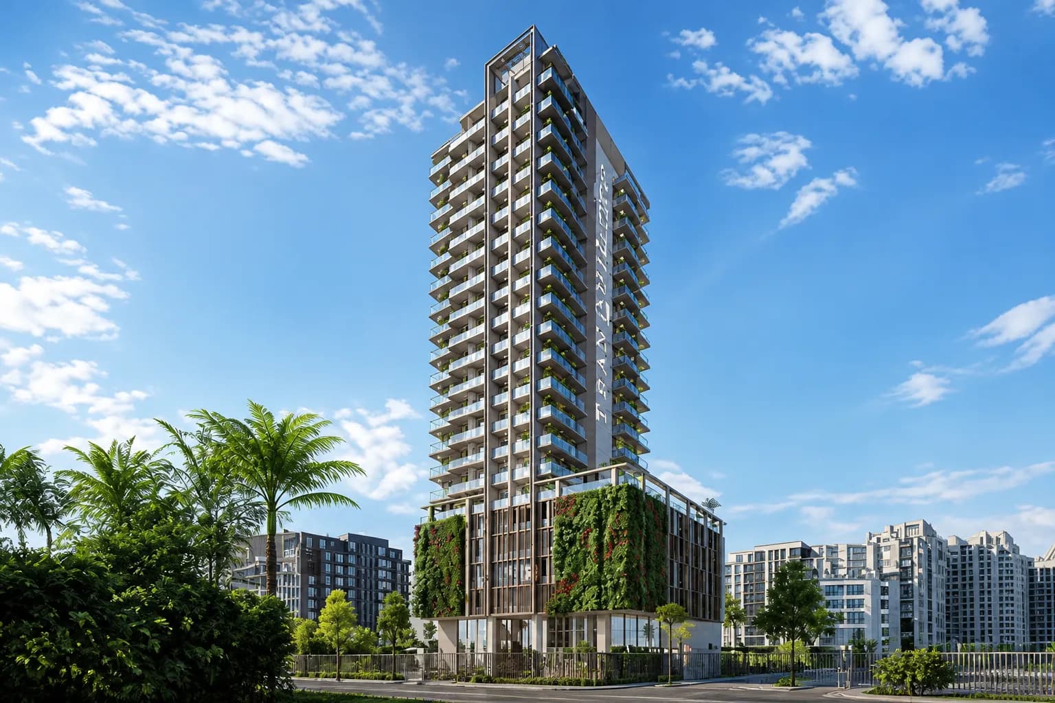 Blossom 76 exterior view - JVC (Jumeirah Village Circle), Dubai - by Tranquil Infra Developers