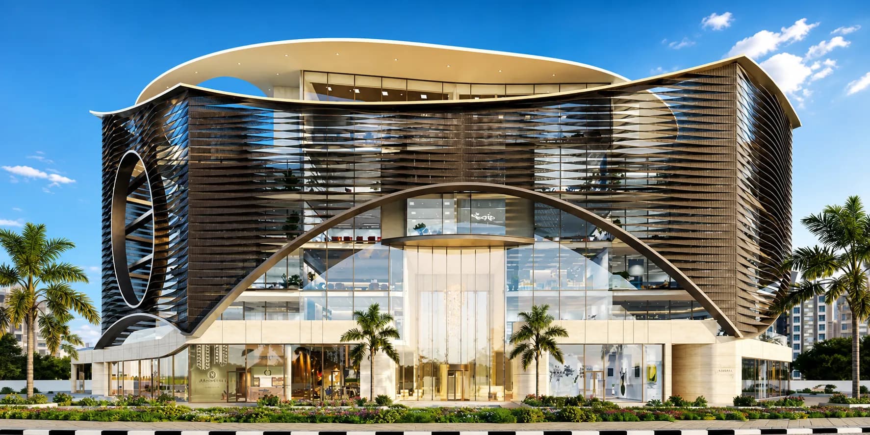 Vertex Pointe exterior view - Arjan, Dubai - by AUM Development