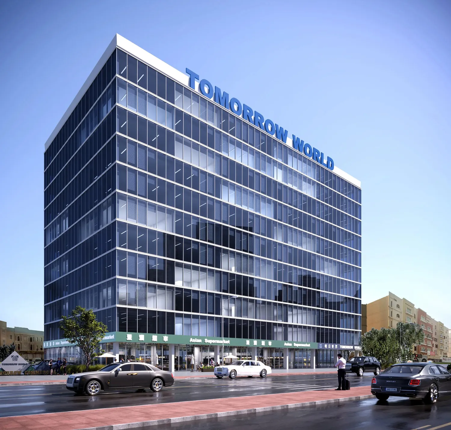 Tomorrow Commercial Tower exterior view - Dubai International City, Dubai - by Tomorrow World Properties