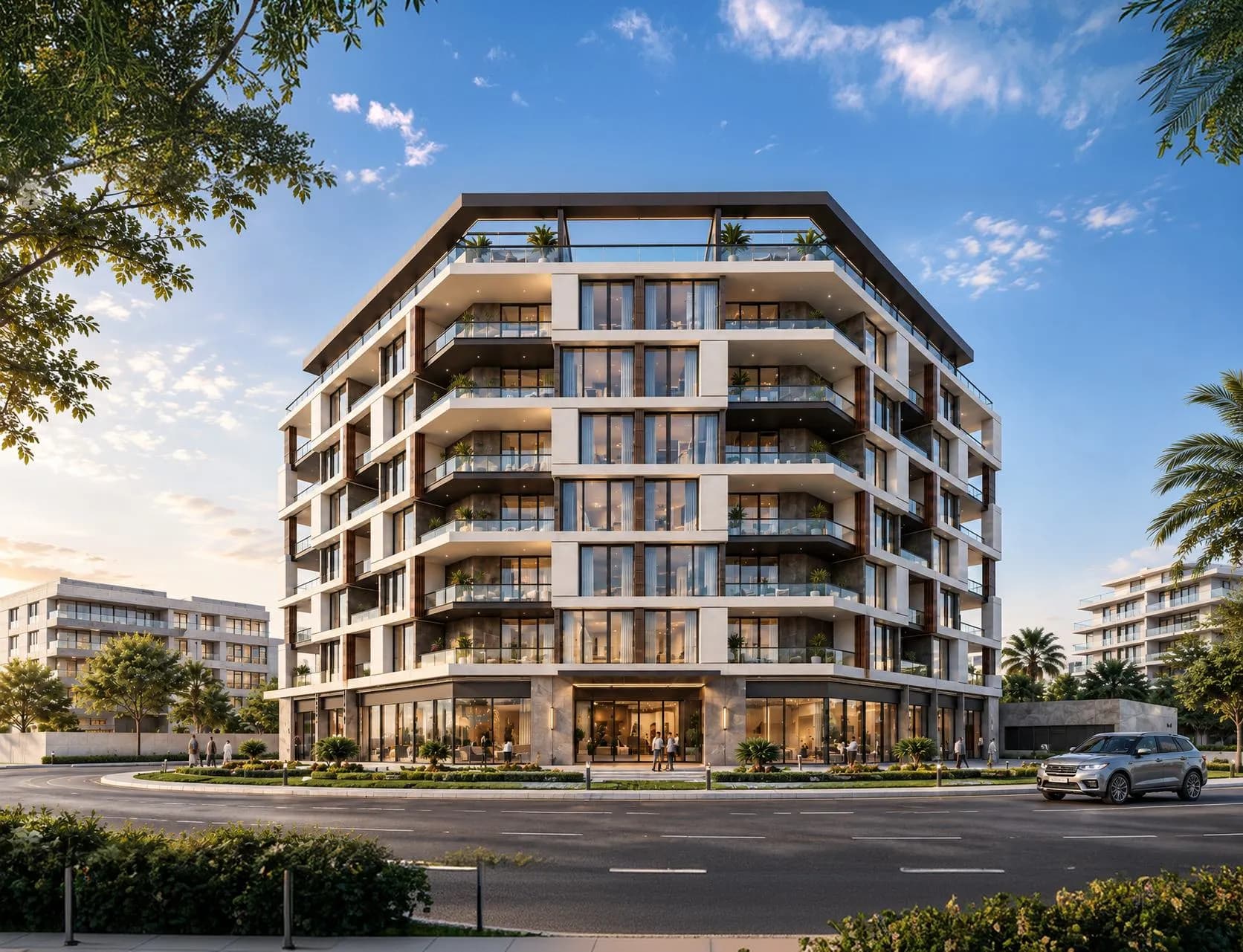 Novara Residence exterior view - Arjan, Dubai - by Cavara Development