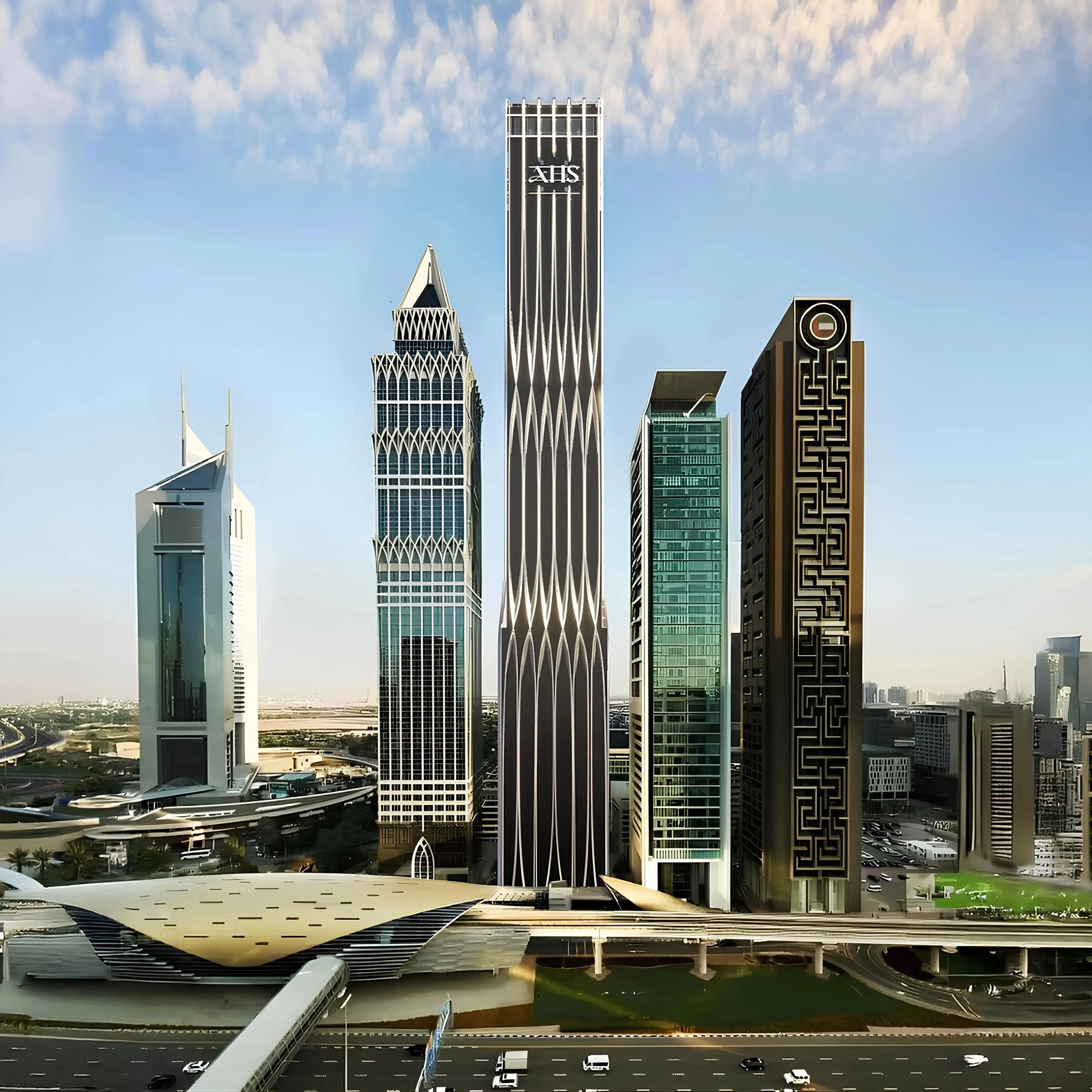 AHS Tower exterior view - DIFC (Dubai International Financial Center), Dubai - by AHS Properties