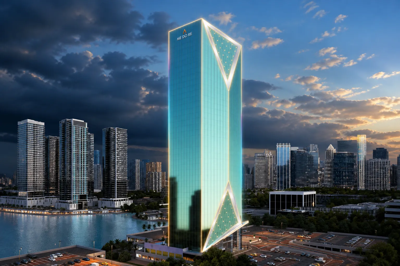 Me Do Re Business exterior view - JLT (Jumeirah Lake Towers), Dubai - by Me Do Re Properties DMCC