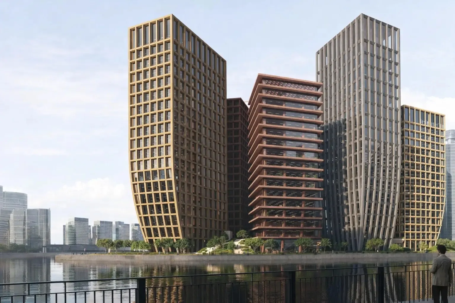 Bearau Lamar Commercial Tower exterior view - Business Bay, Dubai - by Lamar Development