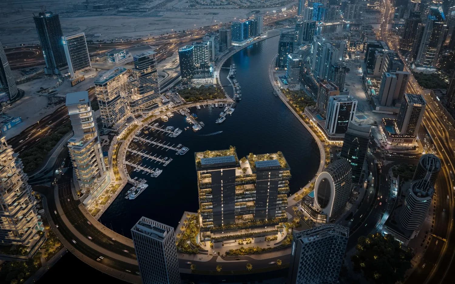 Enara exterior view - Business Bay, Dubai - by Omniyat