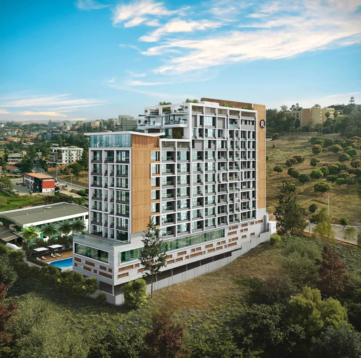 Indyabo Hights exterior view - Kibagabaga, Dubai - by Reportage Properties