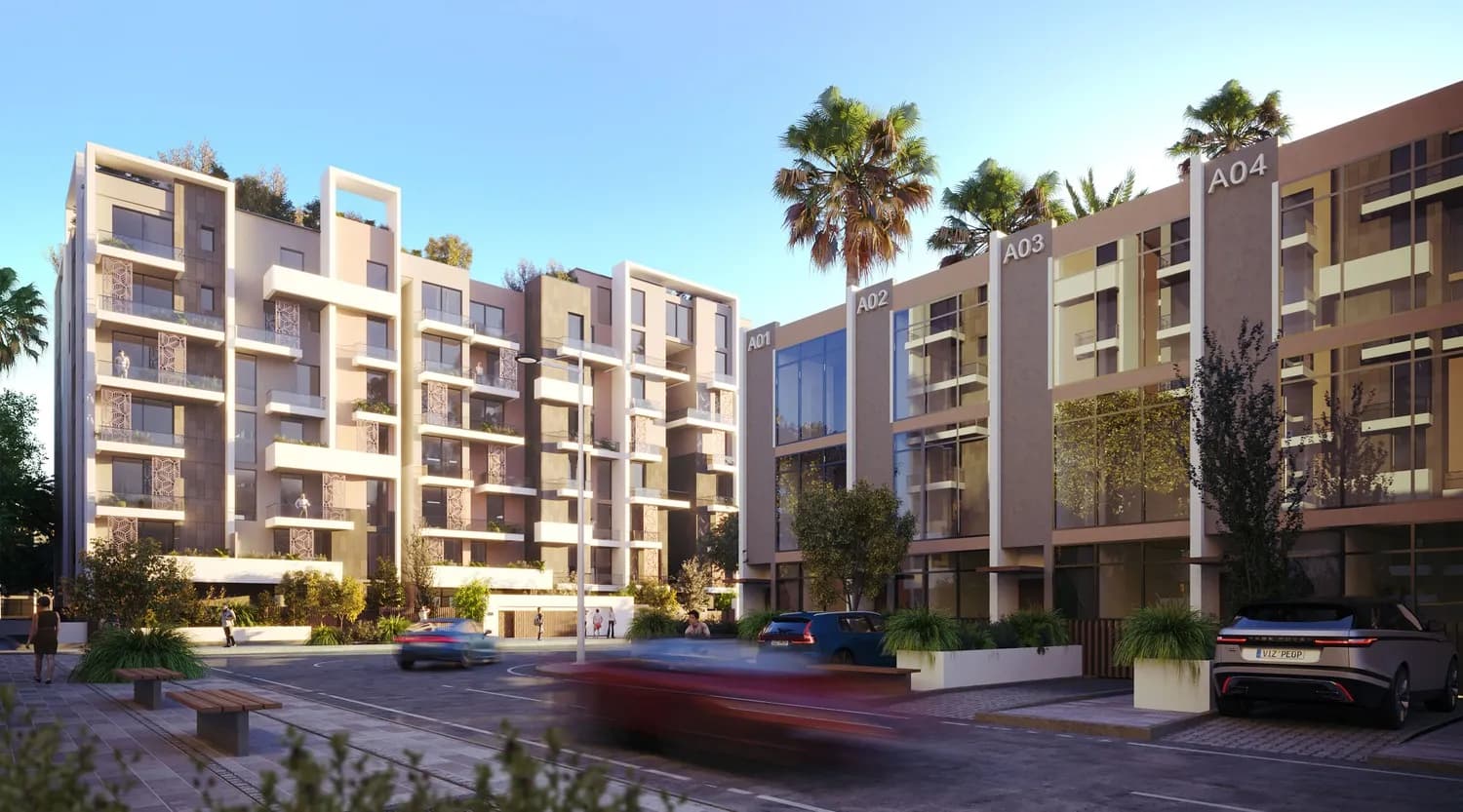MonteNapoleone exterior view - City of Odyssia Compound, Dubai - by Reportage Properties