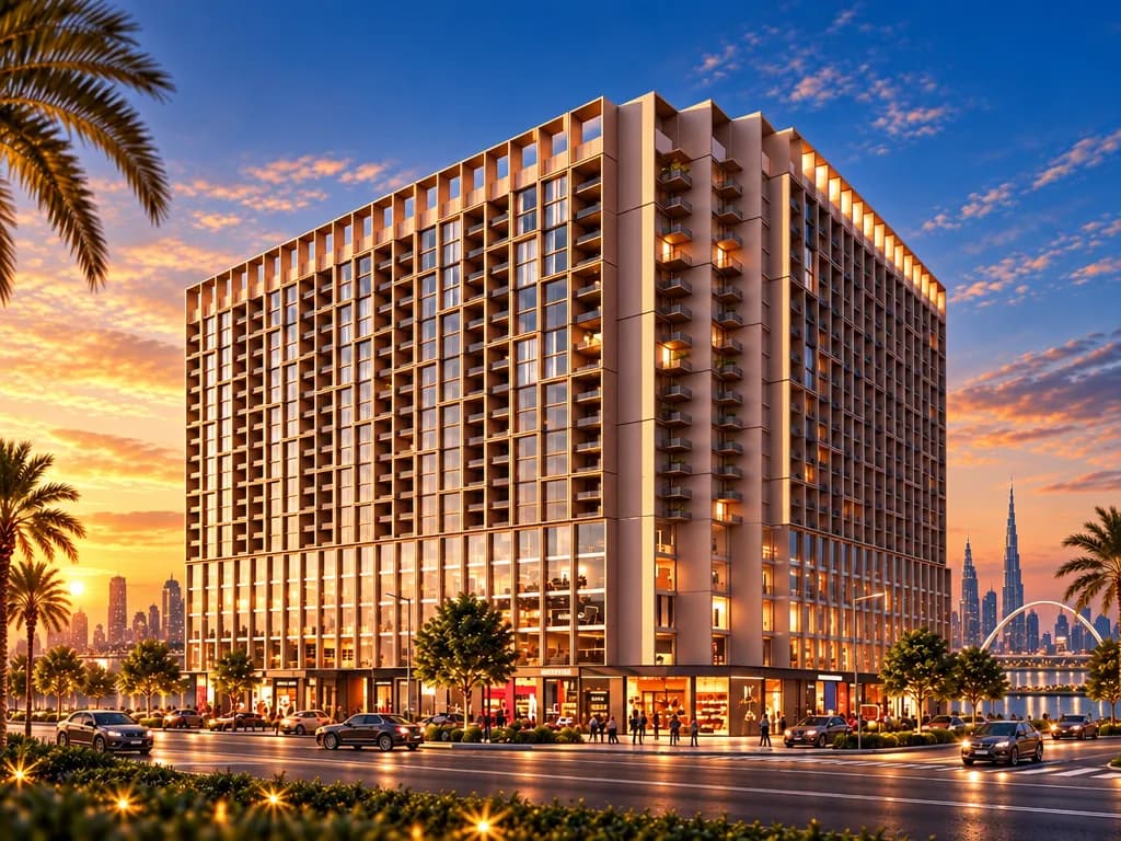Binghatti Starfall exterior view - Al Jaddaf, Dubai - by Binghatti