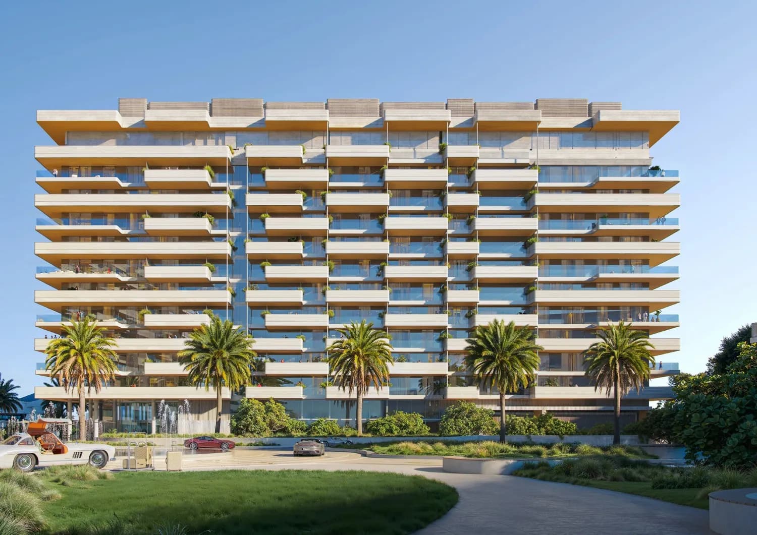 Juman 3 exterior view - Abu Dhabi, Dubai - by ICT Real Estate Development