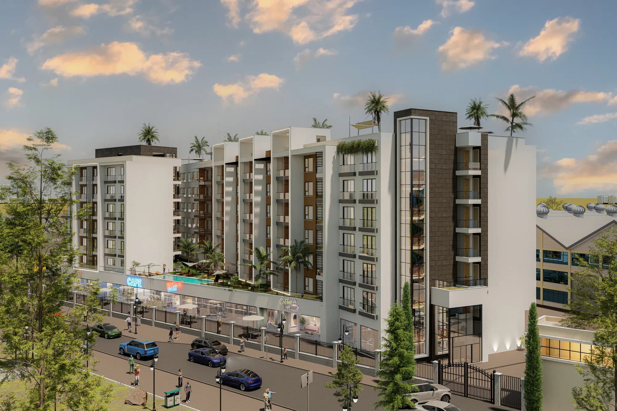 DG JKIA exterior view - South C ward, Dubai - by Reportage Properties