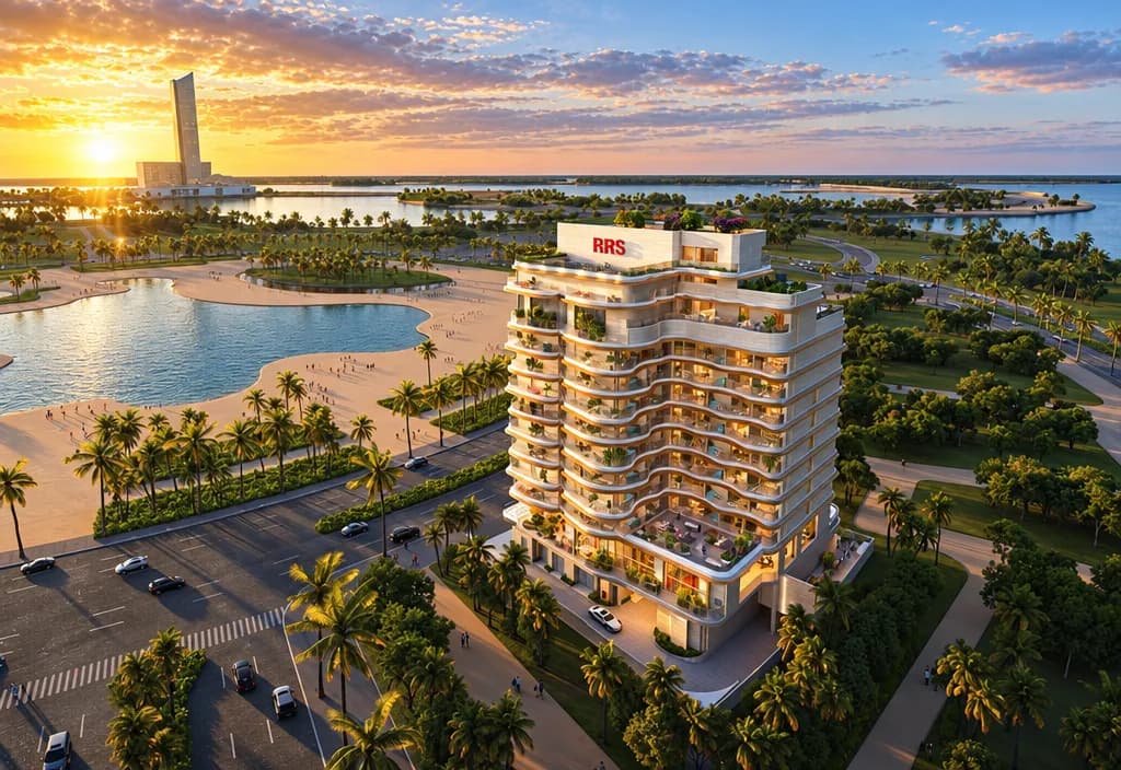 NH Collection Ras Al Khaimah Al Marjan Island Hotel & Apartments exterior view - Al Marjan Island, Dubai - by RRS International Development