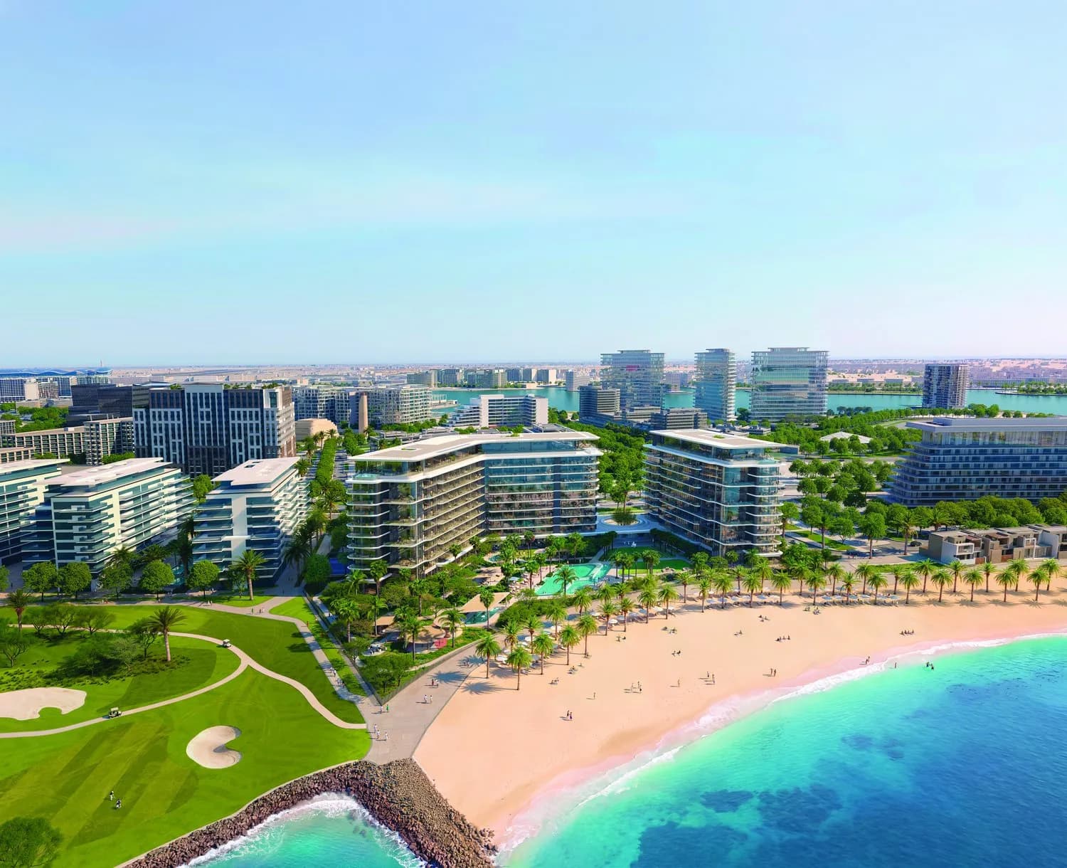 JW Marriott Residences Yas Island exterior view in Yas Island, Abu Dhabi, by Taraf Holding