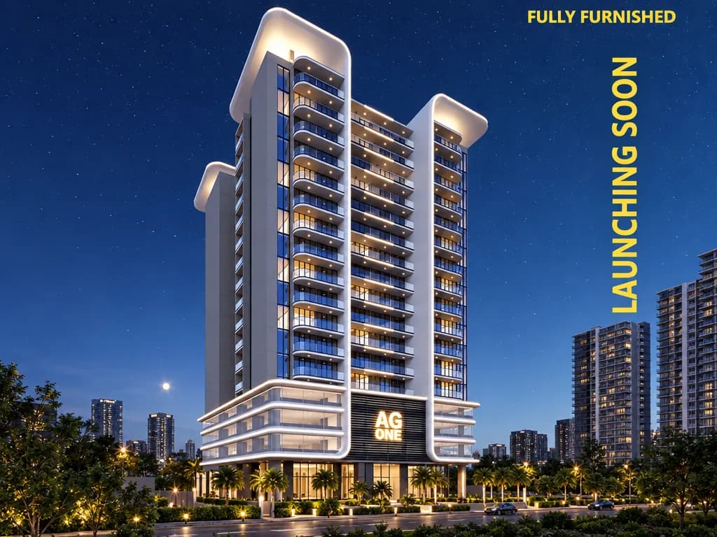 AG 9ine exterior view in Dubailand Residence Complex, Dubai, by AG Properties