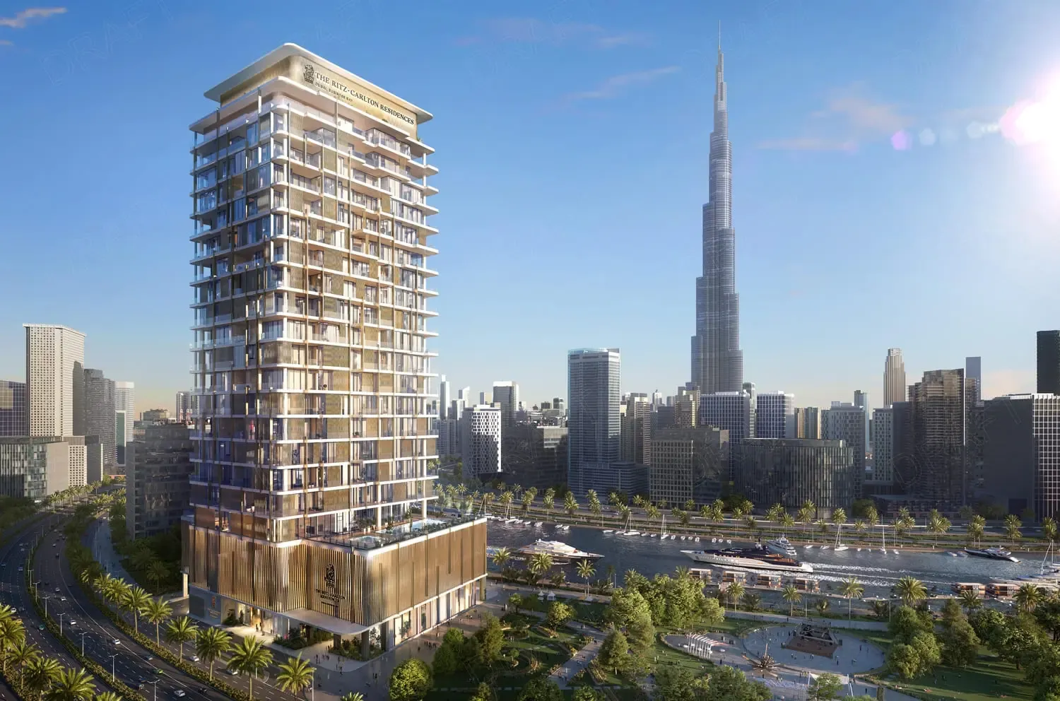 The Ritz-Carlton Residences exterior view - Business Bay, Dubai - by Kappa Acca Real Estate Development