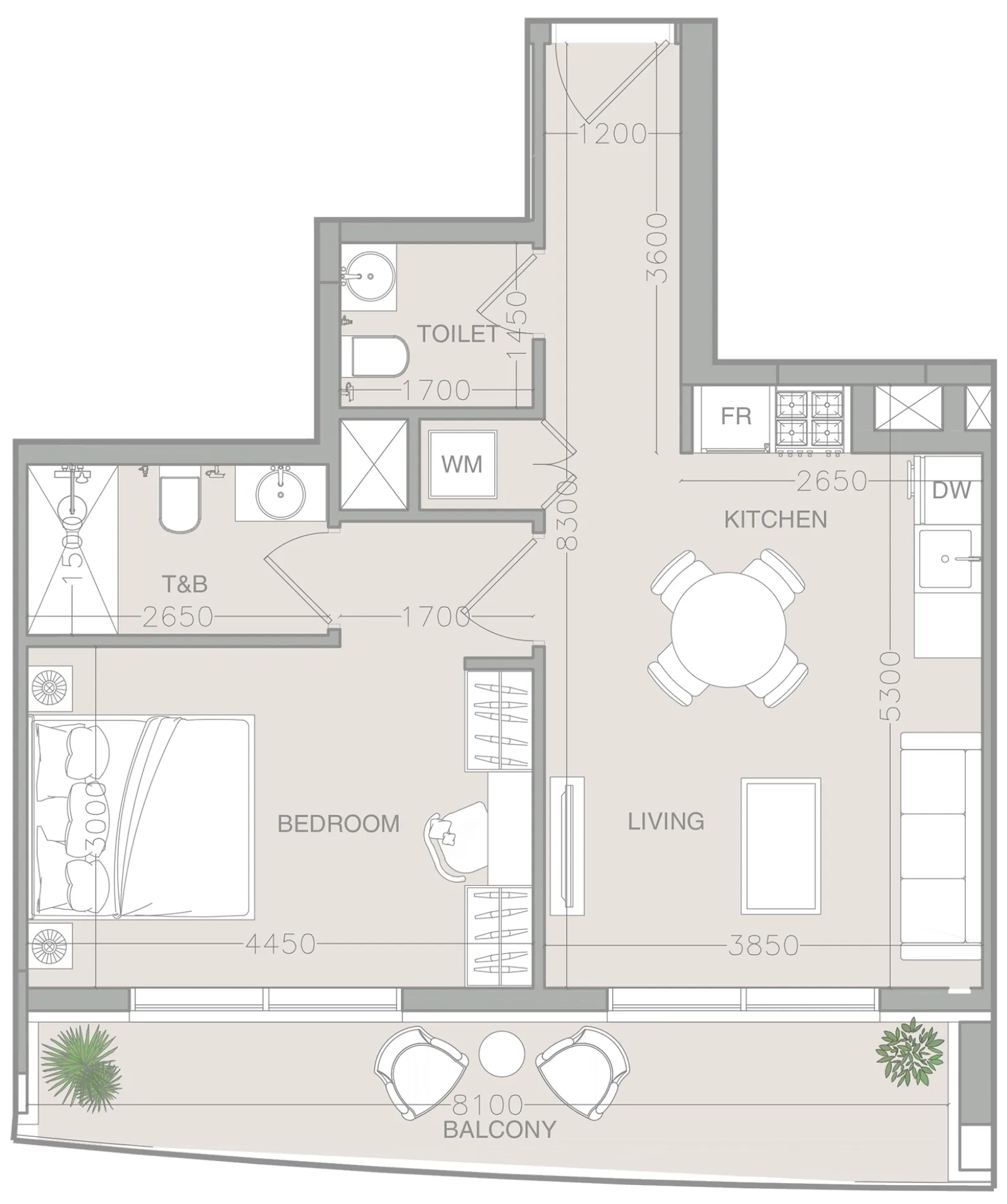 1 BR layout at ELAR1S Axis
