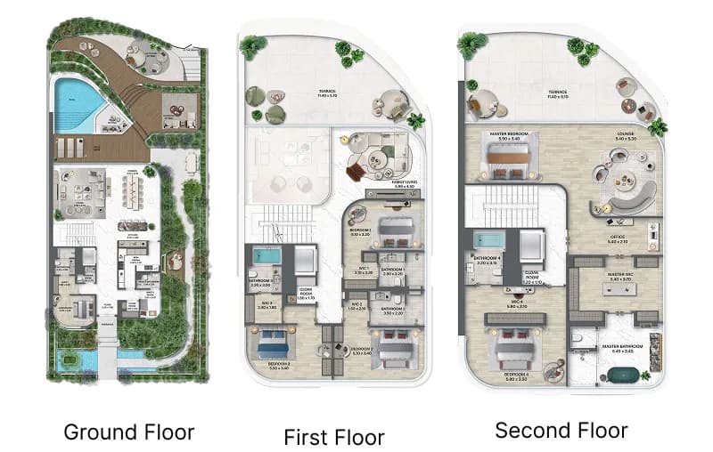 6 BR layout at Passo by Beyond