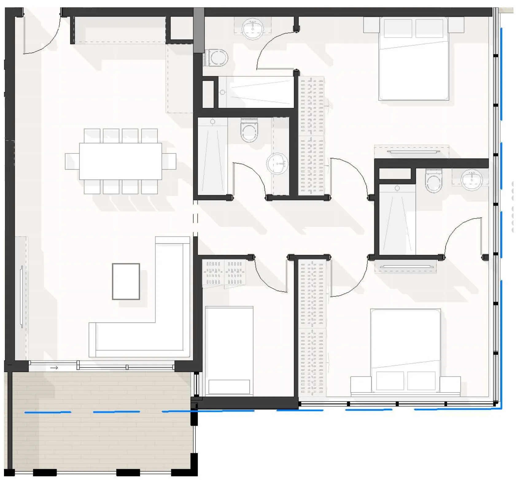0 BR layout at Amazonia Residence
