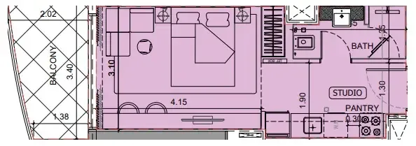 0 BR layout at Project Maybach