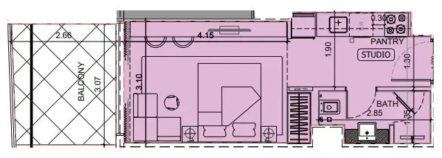 0 BR layout at Project Maybach