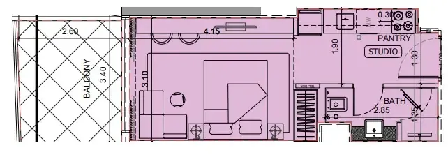 0 BR layout at Project Maybach