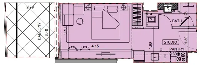 0 BR layout at Project Maybach