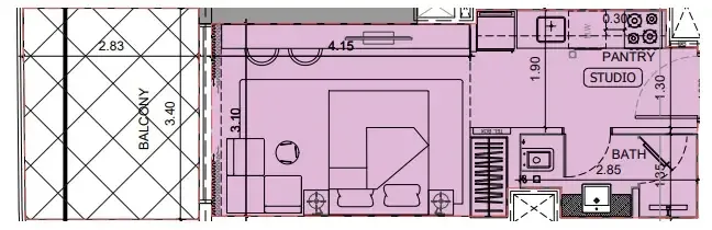 0 BR layout at Project Maybach