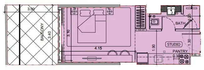 0 BR layout at Project Maybach