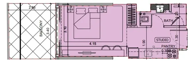 0 BR layout at Project Maybach