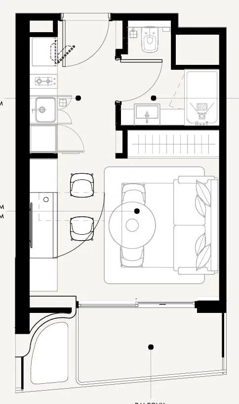 0 BR layout at Azizi Sakandar