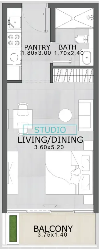 0 BR layout at Floarea Skies
