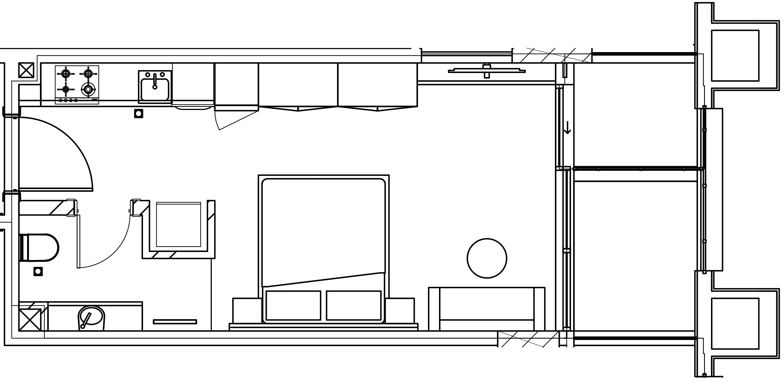 0 BR layout at Berkeley Square