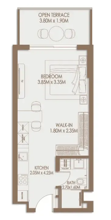 0 BR layout at Veona by Gutti