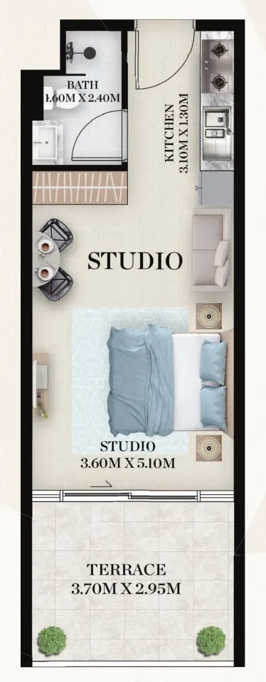 0 BR layout at Chapter 01 by Newbury