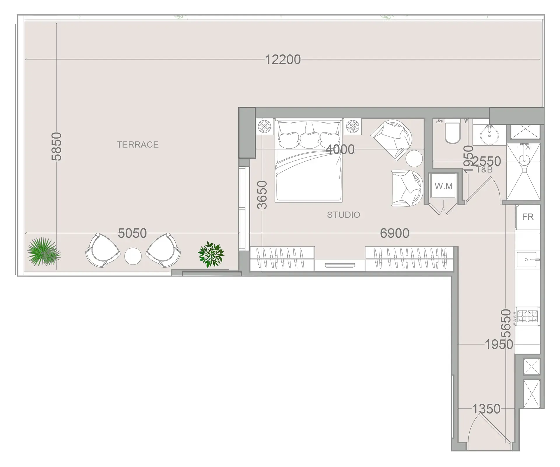 0 BR layout at ELAR1S Sky