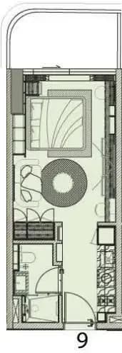 0 BR layout at Cove Edition 6