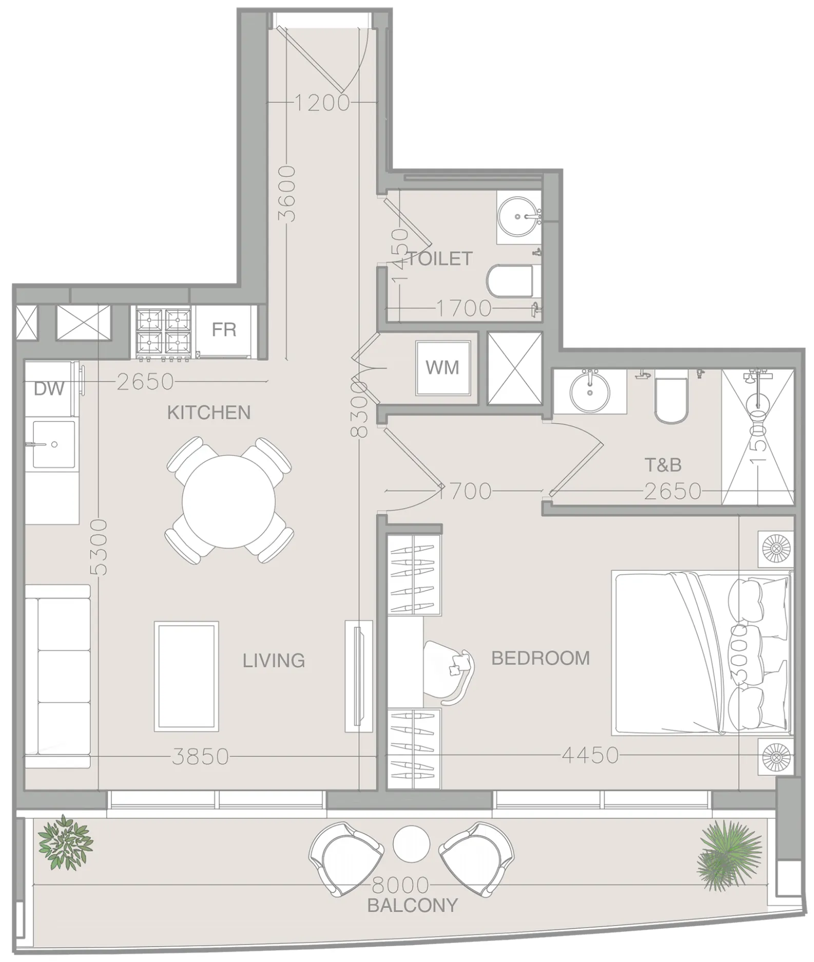 1 BR layout at ELAR1S Axis