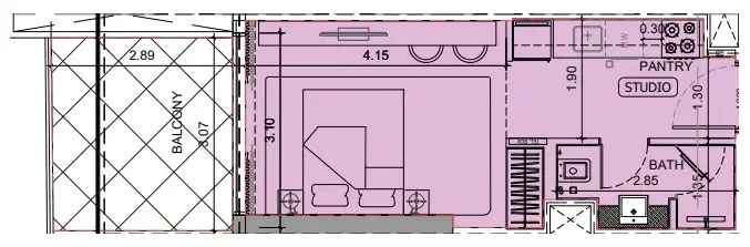 0 BR layout at Project Maybach