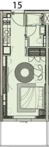 0 BR layout at Cove Edition 6