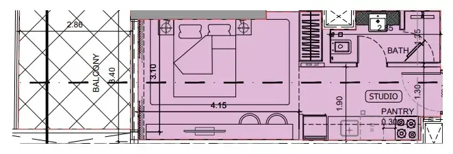 0 BR layout at Project Maybach