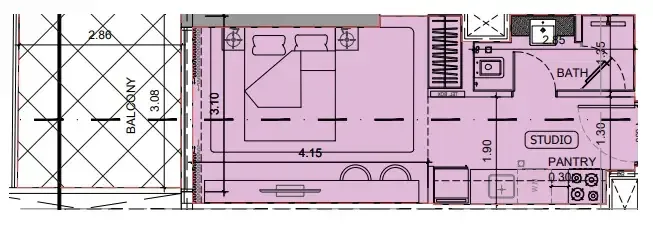 0 BR layout at Project Maybach