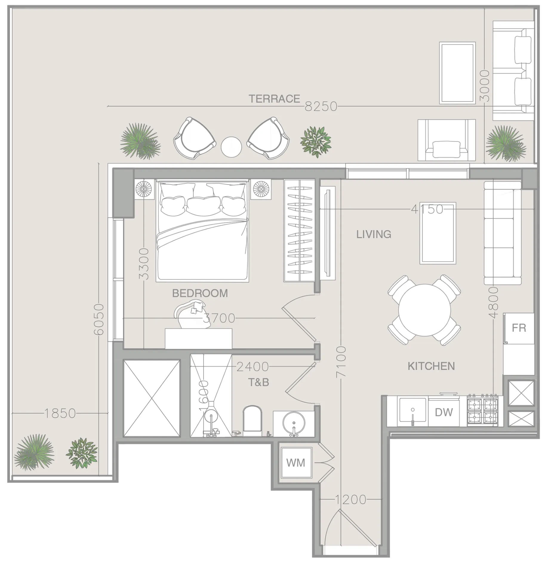1 BR layout at ELAR1S Axis