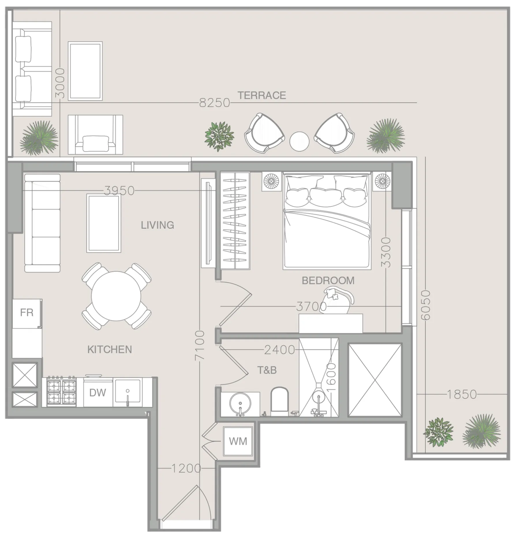 1 BR layout at ELAR1S Axis