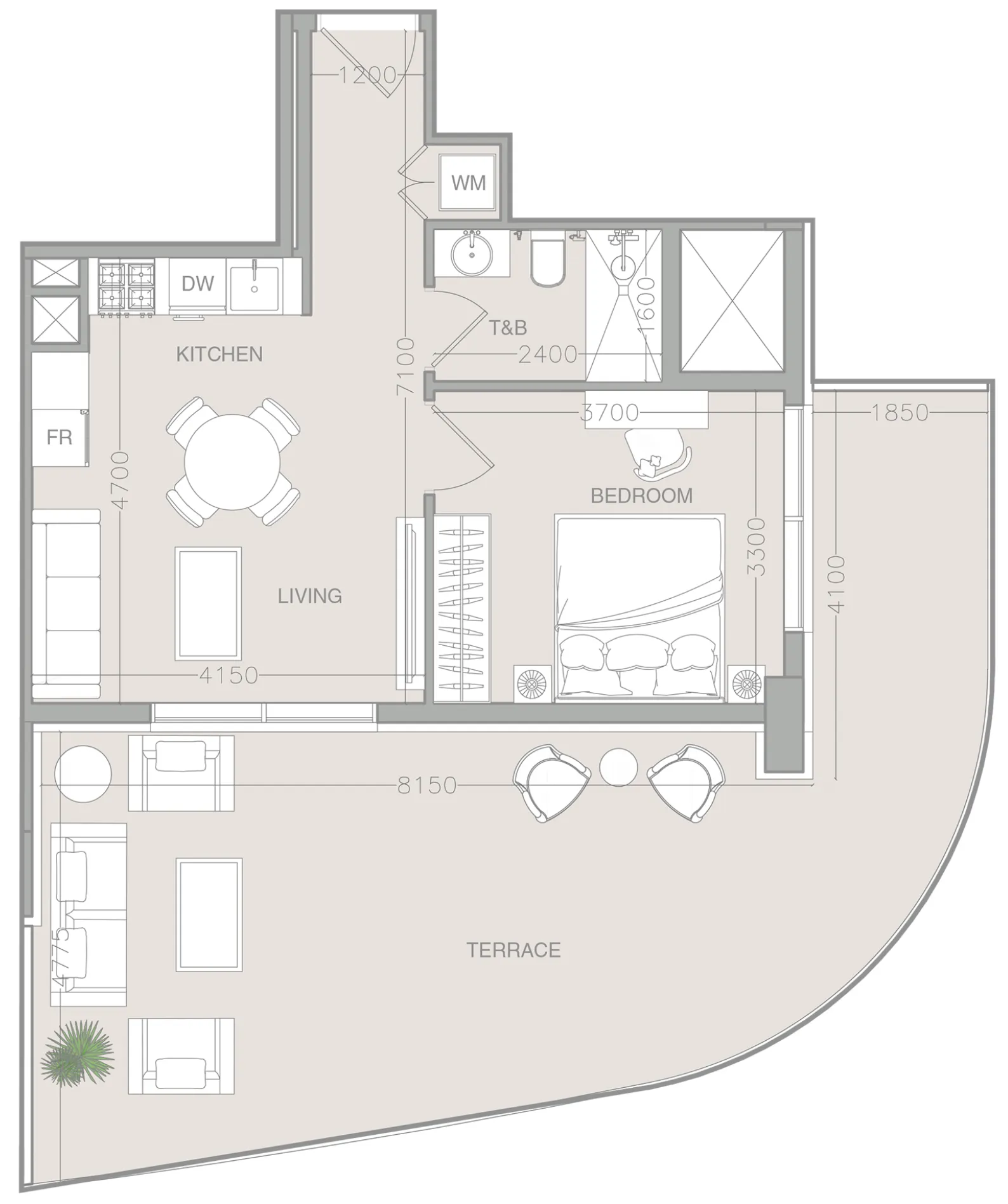 1 BR layout at ELAR1S Axis