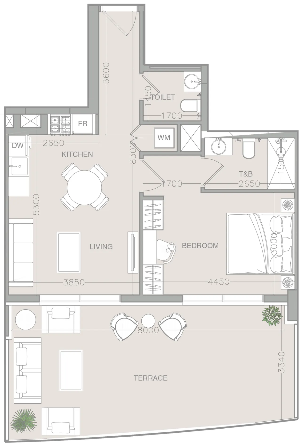 1 BR layout at ELAR1S Axis