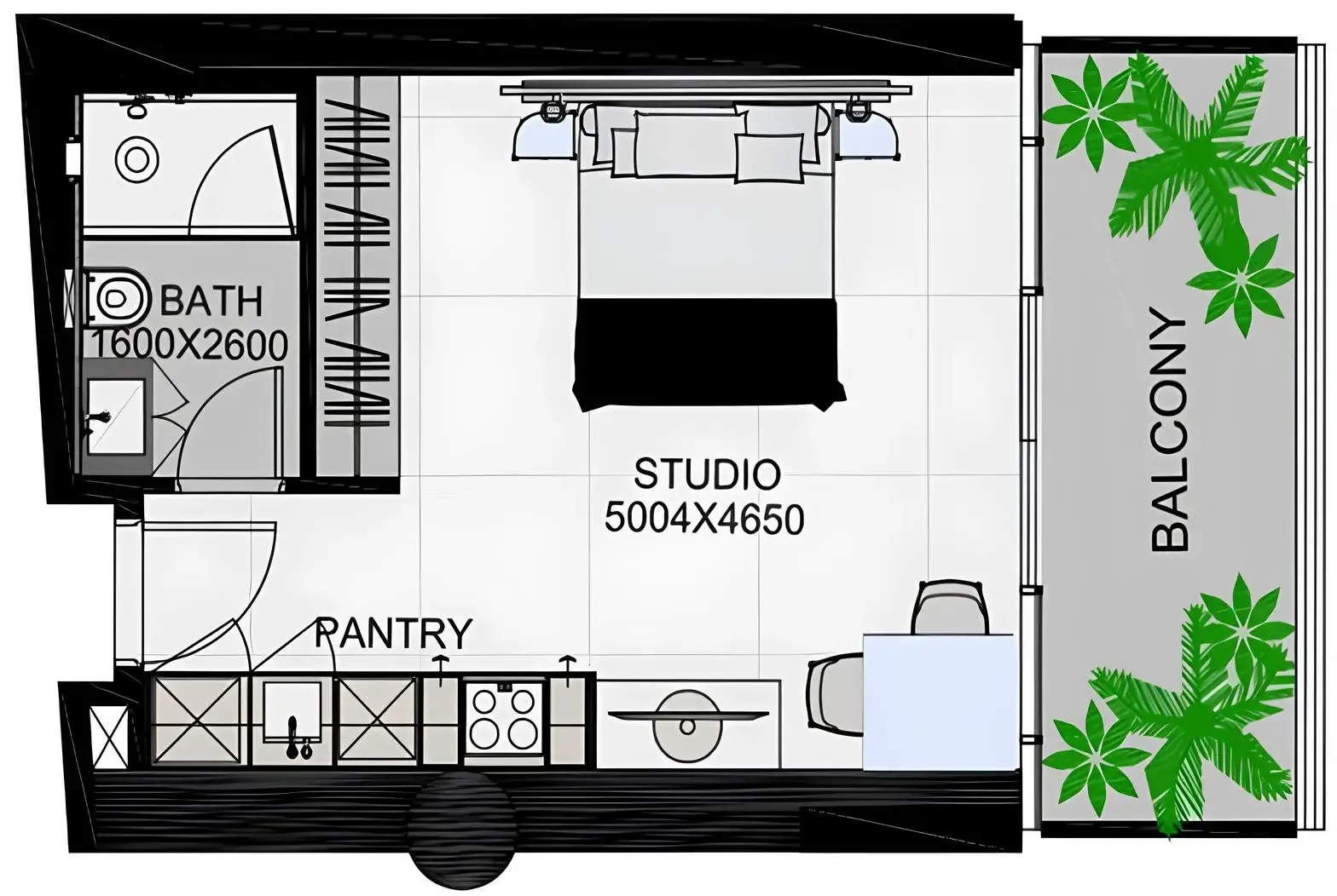 0 BR layout at The Community Sports Arena