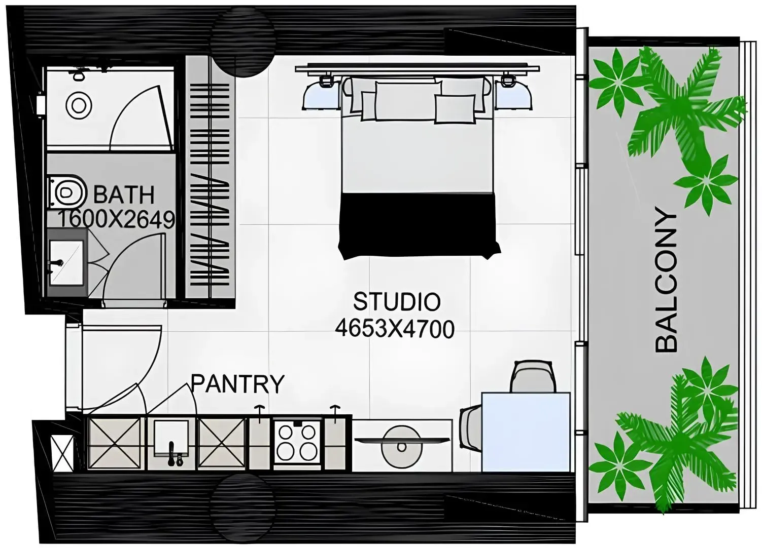 0 BR layout at The Community Sports Arena